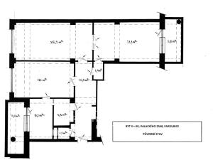 Prodej bytu 3+1, Pardubice, Palackého třída, 93 m2