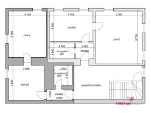 Pronájem bytu 2+kk, Sadová, 43 m2