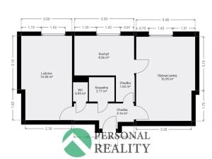 Prodej bytu 2+1, Mladá Boleslav, Jilemnického, 51 m2