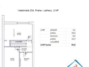 Pronájem rodinného domu, Praha - Letňany, Velešínská, 109 m2