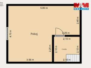 Pronájem rodinného domu, Domažlice - Město, Spálená, 101 m2