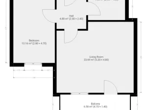 Pronájem bytu 2+kk, Praha - Kyje, Sicherova, 47 m2