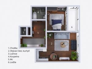 Prodej bytu 2+kk, Prostějov, Trávnická, 70 m2