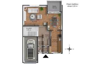 Prodej rodinného domu, Sedlčany, Na Potůčku, 225 m2