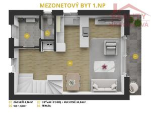 Prodej bytu 3+kk, Háj ve Slezsku, 81 m2