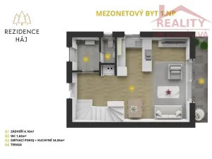 Prodej bytu 3+kk, Háj ve Slezsku, 81 m2