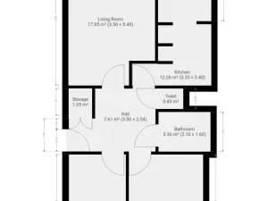 Pronájem bytu 3+kk, Praha - Žižkov, Hartigova, 64 m2