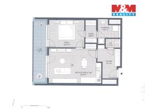 Prodej bytu 2+kk, Praha, Tupolevova, 54 m2