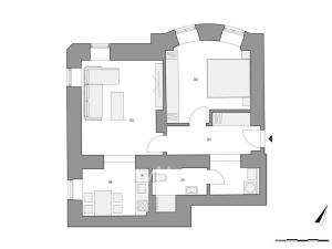 Prodej bytu 2+kk, Praha - Smíchov, Na Václavce, 62 m2