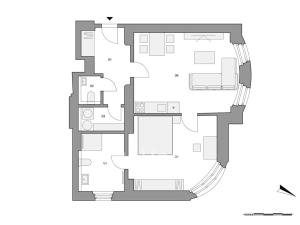 Prodej bytu 2+kk, Praha - Smíchov, Na Václavce, 65 m2