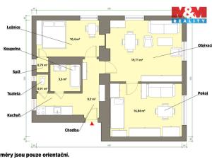 Prodej bytu 3+kk, Mariánské Lázně - Úšovice, Americká, 77 m2