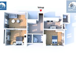 Prodej bytu 3+1, Praha - Dejvice, Mydlářka, 105 m2