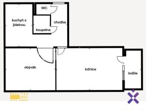 Prodej bytu 2+1, Zlín, Chelčického, 61 m2