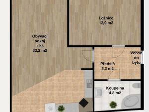 Prodej bytu 2+kk, Kutná Hora, Václavské náměstí, 55 m2
