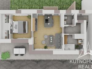 Prodej bytu 2+kk, Kutná Hora, Čechova, 48 m2