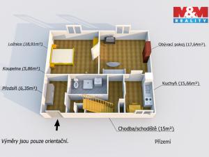 Prodej rodinného domu, Líně, Tichá, 161 m2