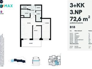 Prodej bytu 3+kk, Karlovy Vary, Šumavská, 67 m2