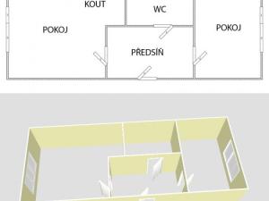 Prodej bytu 2+kk, Česká Lípa, Vladimirská, 41 m2