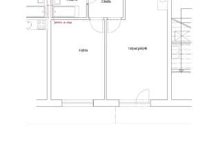 Pronájem bytu 2+kk, Chýně, 54 m2
