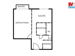 Prodej bytu 1+1, Brumov-Bylnice - Brumov, Am. Kutinové, 38 m2