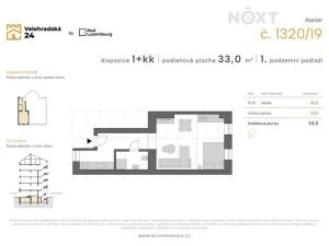 Prodej kanceláře, Praha - Vinohrady, Velehradská, 33 m2