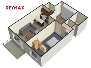 Prodej bytu 2+kk, Praha - Čakovice, Marie Podvalové, 58 m2