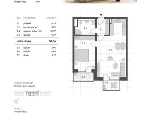 Prodej bytu 2+kk, Vyškov - Vyškov-Předměstí, 58 m2