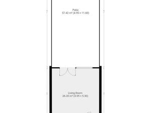 Pronájem bytu 1+kk, Praha - Střížkov, Roudnická, 38 m2