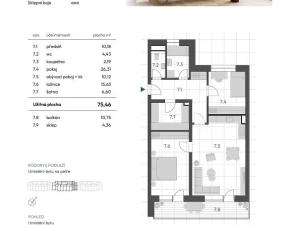 Prodej bytu 3+kk, Vyškov - Vyškov-Předměstí, 75 m2