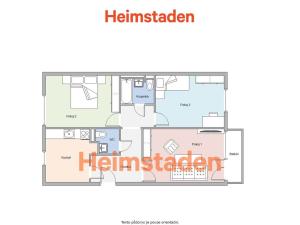 Pronájem bytu 3+1, Frýdek-Místek - Frýdek, Nad Mostárnou, 77 m2
