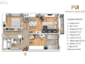 Prodej bytu 3+1, Frýdek-Místek, J. Opletala, 78 m2