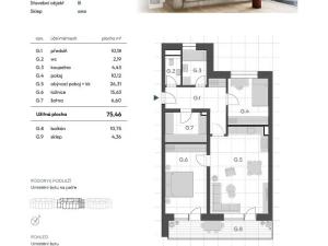 Prodej bytu 3+kk, Vyškov - Vyškov-Předměstí, 75 m2