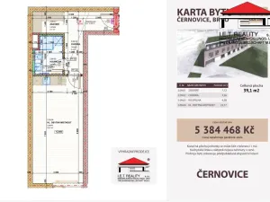 Prodej bytu 1+kk, Brno, Charbulova, 39 m2