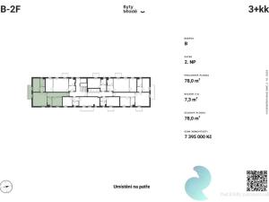 Prodej bytu 3+kk, České Budějovice - České Budějovice 5, 78 m2