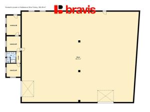 Pronájem skladu, Brno - Horní Heršpice, Kaštanová, 363 m2