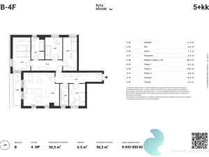 Prodej bytu 5+kk, České Budějovice - České Budějovice 5, 105 m2
