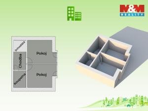 Prodej bytu 3+1, Horní Bečva, 79 m2
