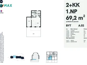 Prodej bytu 2+kk, Karlovy Vary, Šumavská, 69 m2