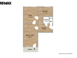 Prodej bytu 2+1, Praha - Žižkov, Na vrcholu, 52 m2