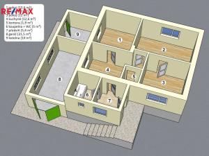 Prodej rodinného domu, Týnec nad Labem, Husova, 60 m2