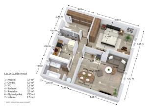 Pronájem rodinného domu, Třebestovice, Havlíčkova, 70 m2