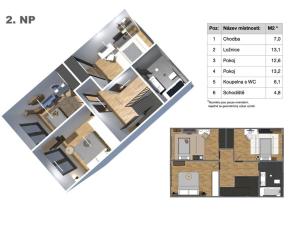 Prodej bytu 4+kk, Jizerní Vtelno, 114 m2