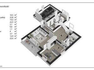 Prodej rodinného domu, Dymokury, Černohorská, 165 m2