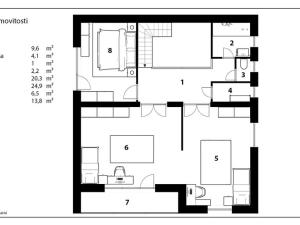Prodej rodinného domu, Dymokury, Černohorská, 165 m2