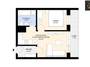 Prodej bytu 2+kk, Kladno, Václava Rabase, 41 m2