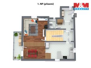 Prodej rodinného domu, Ostrov - Horní Žďár, 135 m2