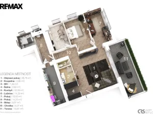 Prodej bytu 4+1, Praha - Smíchov, Pod Skalkou, 115 m2