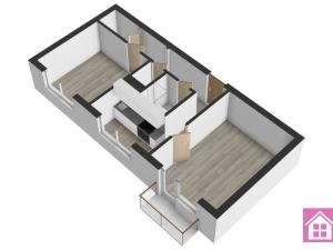 Pronájem bytu 2+1, Břeclav - Poštorná, Budovatelská, 49 m2