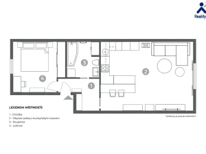 Prodej bytu 2+kk, Velešovice, 62 m2