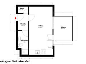 Prodej bytu 1+kk, Praha - Hostivař, Vladycká, 28 m2